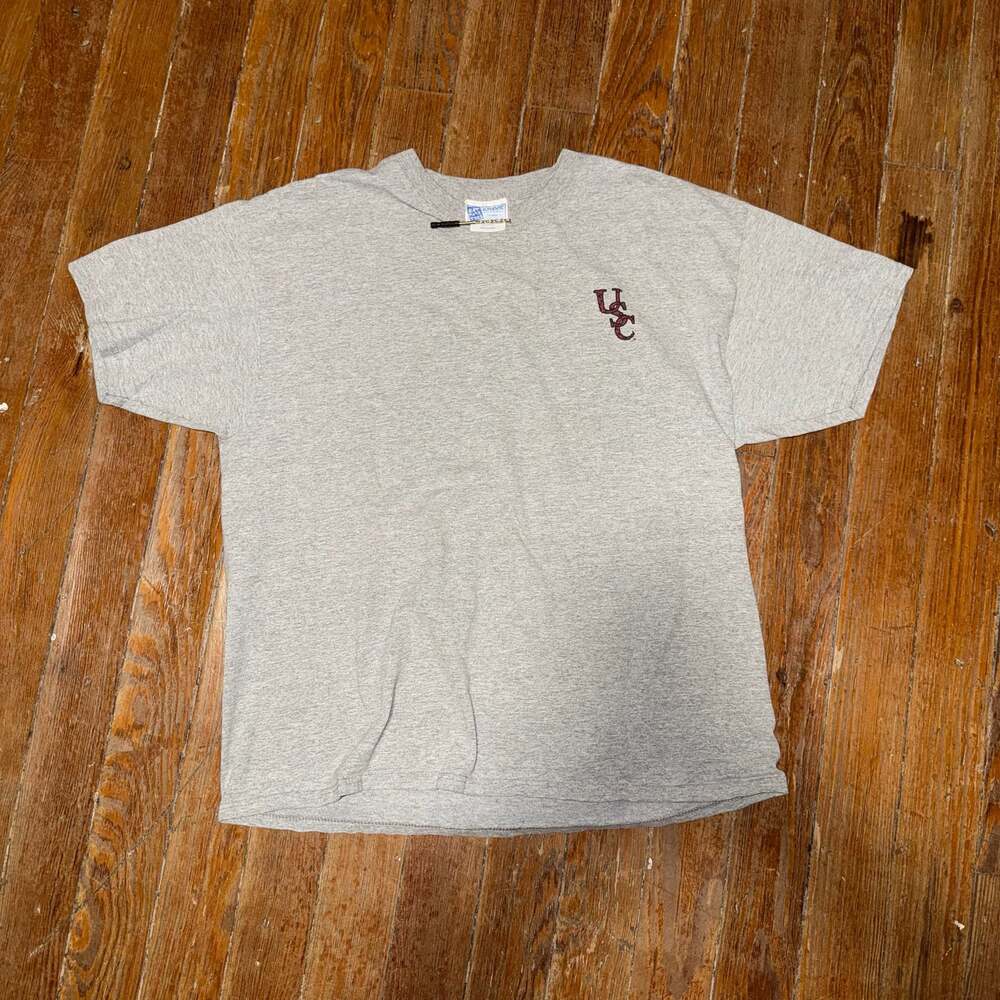 Vintage 2003 University of South Carolina Gamecocks Palm Tree Logo Graphic T-Shi
